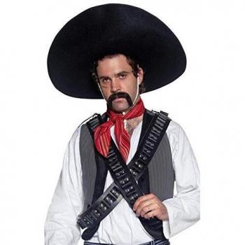 Sombrero da bandito nero Smiffys Messicano