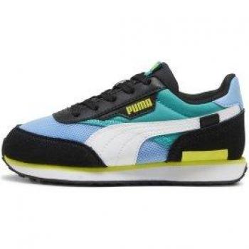 Zapatillas Puma Future Rider Splash Azul Negro Niños