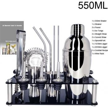 Colección de Agitadores de Barra Inoxidable Boston, 1 a 14 unidades