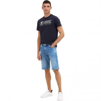 Tom Tailor Herren Slim Fit Denim Shorts