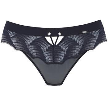 String LASCANA Marla Gr. 32/34, blau (dunkelblau), Damen, Spitze