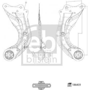 FEBI BILSTEIN Lenker für Mazda – B62S-28-250, B45A-28-250, B45A-28-250A