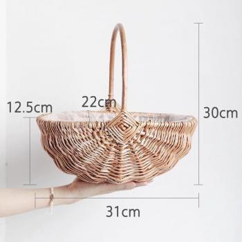 Waterproof Rattan Flower Basket