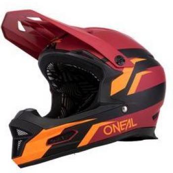 Stage Fury Integralhelm 39 Rot-Orange