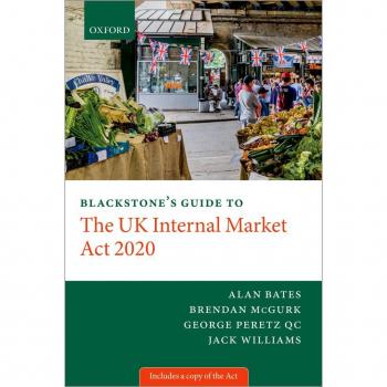 Vitalsource Technologies, Inc. Blackstone's Guide To The Uk Internal Market Act 2020