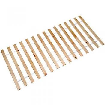 Sommier 1 Personne 13 Lattes en Pin Massif 198 x 90 x 2 cm