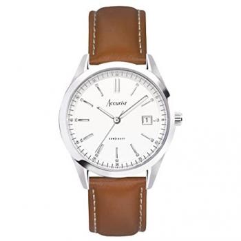 Accurist Everyday Men's Watch in Silver and Brown