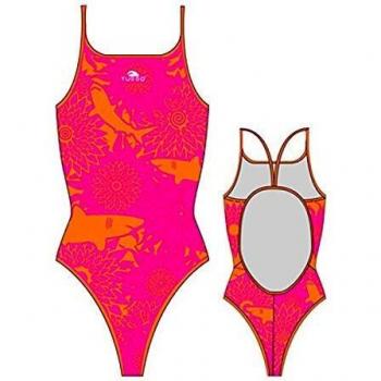 Turbo Shark Vibrant Swim Top & Bottom – M Female
