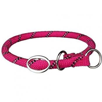 TRIXIE Collier Semi-étrangleur pour Chien Sportif, Taille L/XL, Couleur Fuchsia