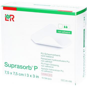 Suprasorb® P Compresses 7.5 cm sans adhésif