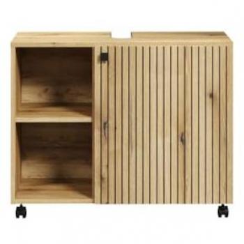 EPIKASA Pure Mobile Sotto Lavabo – Marrone – Truciolare Melaminico – 80x64x42 cm
