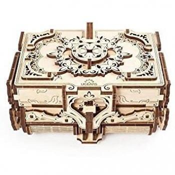 UGears 3D Timeless Wooden Puzzle Case – Antiques for Teens and Adults
