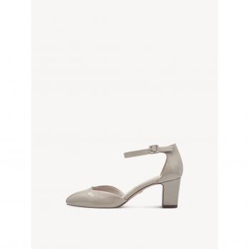 Beiger Tamaris High Heels mit Dornschließern – Größe 39 für Damen