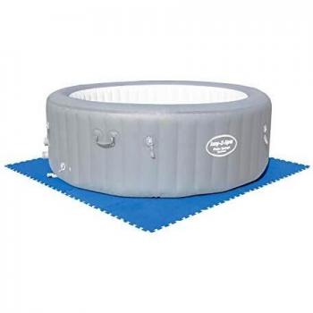 Bestway 58220-2 Tappeto Base Per Piscina Da 50 X 50 Cm, Nove Pezzi, Blu