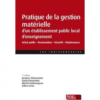 Pratique de la gestion matérielle d'un EPLE (7e éd.)