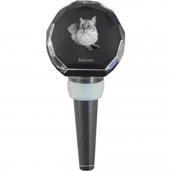 Crystal Cat Wine Stopper by Art-Dog