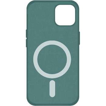 Couvercle semi-dur vert Ksix Magcharge iPhone 13 Mini