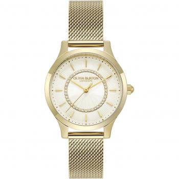 Olivia Burton Gold Mesh Wristwatch – Wonderlust Sunray Edition
