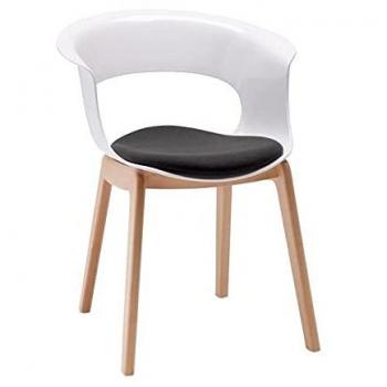 Chaise moderne Scab Design avec coussin