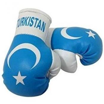 Mini guantes de boxeo Turquestán/uiguren/ostturkestans, 1 par