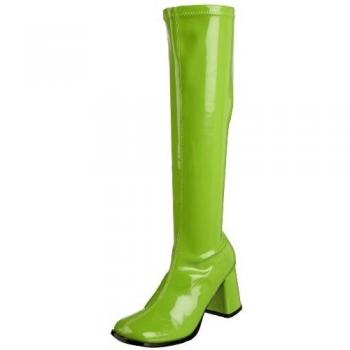 Pleaser Gogo300/yl, Damen Stiefel, Neon Grün, 40 EU