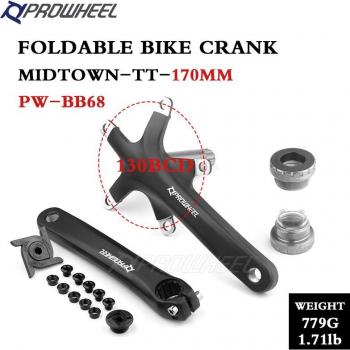 PROWHEEL 130 BCD Crankset with BB for Road Bike 170mm