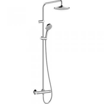 Hansgrohe wassersparendes Duschsystem Vernis Blend mit Brausestange und Thermostat