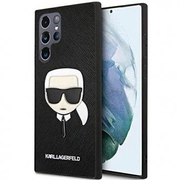 Saffiano‑Schwarz Hülle Karl Lagerfeld – S908 & S22 Ultra