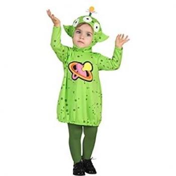 Disfraz de extraterrestre para bebé verde 0-6 meses