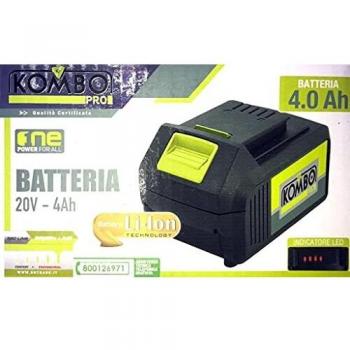 Avvitatore elettrico con batteria ricaricabile Kombo Pro, potenza max 900W, 20V, 4.0 Mah Li-Ion