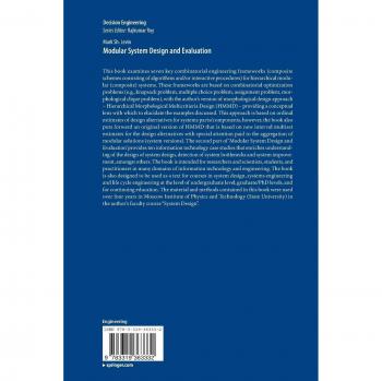 Modular System Design and Evaluation (Decision Engineering)