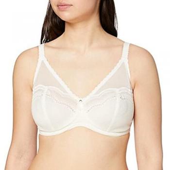 Damen‑BH Secret Comfort von Playtex, nicht gepolstert, Gr. 95 B, Antik‑Weiß