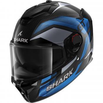 Shark Casco Integrale Spartan GT Pro Ritmo Carbonio-Blu Chrome