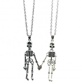 Collier Punk Squelette Stylé