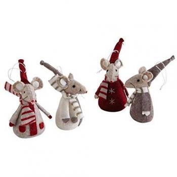 Topolino di feltro (set di 4)