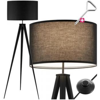 Tectake Lunar Glow Floor Lamp – Black Edition