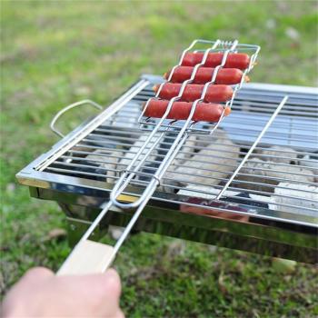 Barbecue Food Metal Mesh Clip