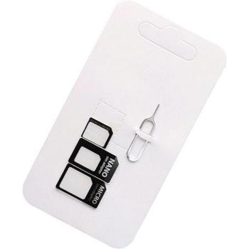 4 in 1 Nano SIM Adapter for iPhone and Samsung Wireless Router