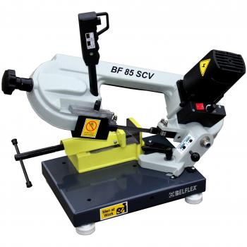 SIERRA DE CINTA BF 85 SCV BAJADA MANUAL CABEZAL GIRATORIO 45º CE BELFLEX