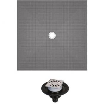 Receveur de douche à carreler 90x90 Wedi con desagüe vertical