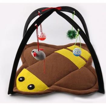 Funny Cat Play Bed