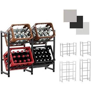 Getränkekistenständer LENNERT Schwarz