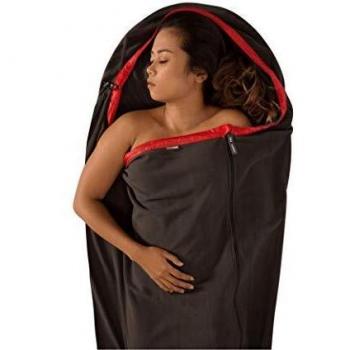 Saco Sábana Reactor Fleece de Sea To Summit, Momia, Adultos Unisex, Gris, Talla Única