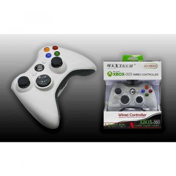 Controlador de consola Maxtech, joystick con cable USB, Xbox 360