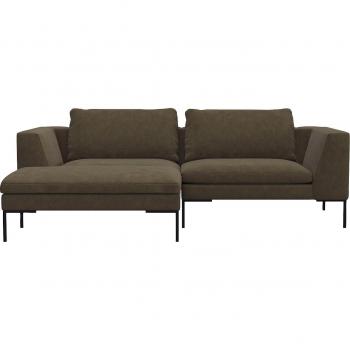 Ecksofa Loano L‑Shape FLEXLUX – modernes Sofa, frei im Raum stellbar