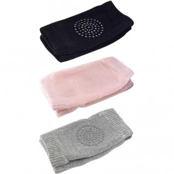 3 Pairs Breathable Knee and Elbow Pads for Baby Boys and Girls