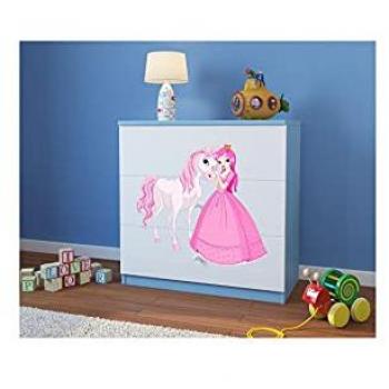 Princesse et Cheval Commode Bleue BabyDreams – Kocot Kids