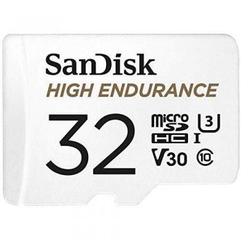 SanDisk High Endurance microSDHC UHS-I U3 Speicherkarte + Adapter 32GB