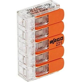 WAGO 33346428 Multi‑Slot Plug‑In Terminal with Lever, 25 Pieces