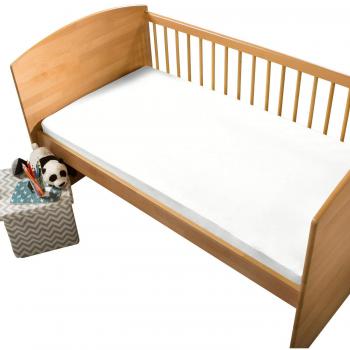 REDBEST Jersey-Spannbettlaken San Francisco 100% Baumwolle weiß 60x120 cm